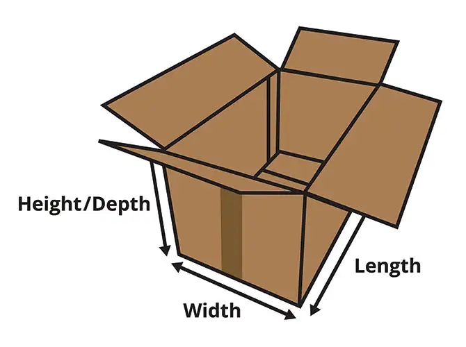 box dimensions