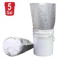 5 Gal [19L] - 5 mil -18.5” x 19.5” H x D 11” D PAKSAFE320 High Temp Drum Liner