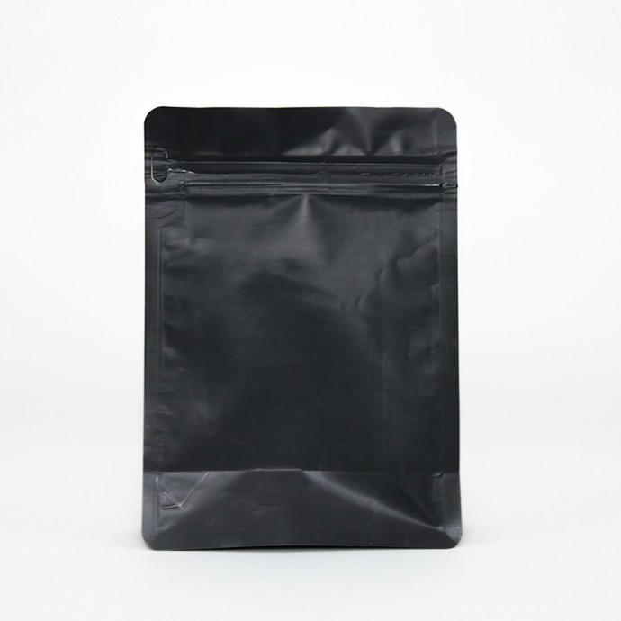 Matte Black Zipper Pouch Bags 15 1/8 x 5 x 16 13/16 50 pack ZBGBB9