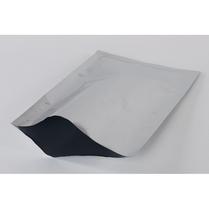 Metallic Heat-Seal Bags, 2.5 mil SilverPAK with Tear Notch, case/1000