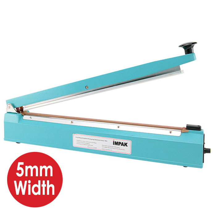 20" Tabletop Hand Impulse Sealer - 5mm Seal