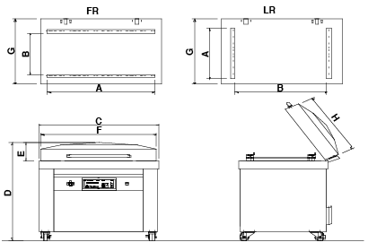 CHSC-680LR: Chamber Vacuum Sealer