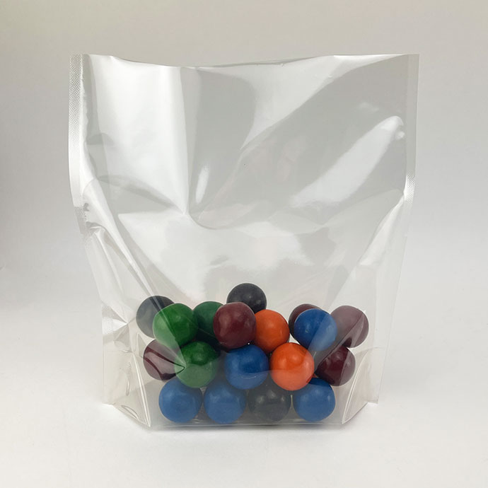 Pouch made from FlexxiGlass&trade; patially filled