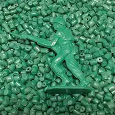 green plastic resin