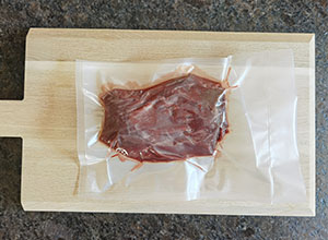 vacuum sealed venison